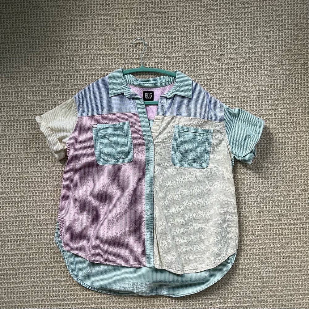 Urban Outfitters Seersucker Button Down